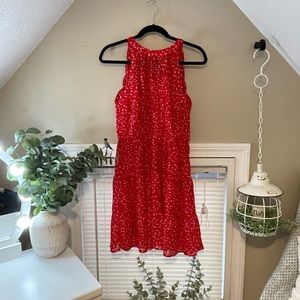 Monteau red summer dress